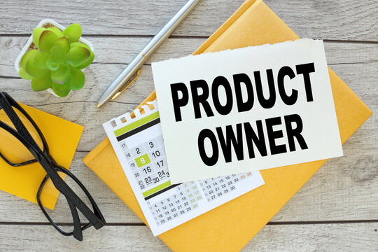 PRODUCT OWNER . beautiful layout for your text. wooden table