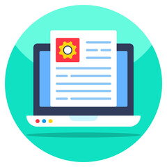 Modern design icon of article management 