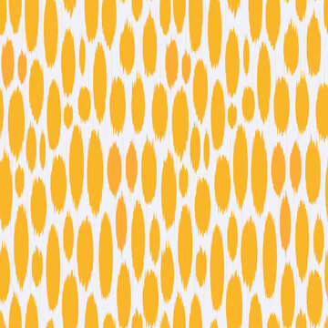 Ikat seamless pattern as cloth, curtain, textile design, wallpaper, surface texture background. vector eps10