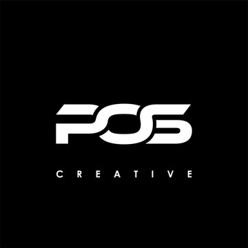POS Letter Initial Logo Design Template Vector Illustration