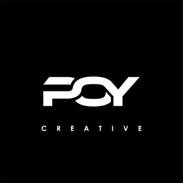 POY Letter Initial Logo Design Template Vector Illustration