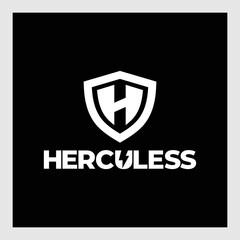 hercules character logo design - obrazy, fototapety, plakaty