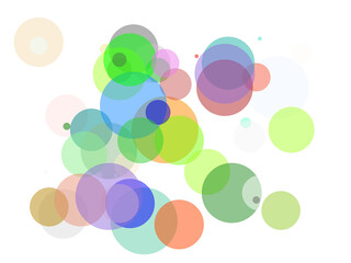 Abstract blue brown green grey orange pink red violet white yell