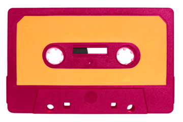 magnetic tape cassette transparent PNG