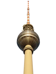 Keuken spatwand met foto Fernsehturm (TV Tower) in Berlin transparent PNG © Claudio Divizia