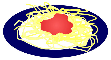 spaghetti tomato dish transparent PNG