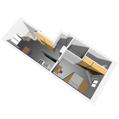 flat model transparent PNG