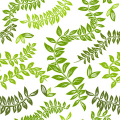 Beautiful seamless background with tree branches. Perfect background greeting cards and invitations to the wedding, birthday, mother's day and other seasonal holidays