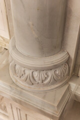 stone carving marble ornament columns capitals figured marble decorative elements