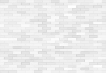 Abstract white brick wall texture for background