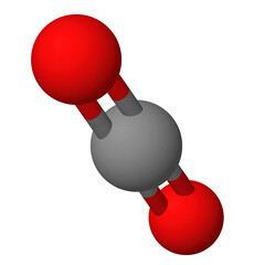 carbon dioxide molecule transparent PNG