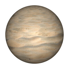 brown sand sphere transparent background