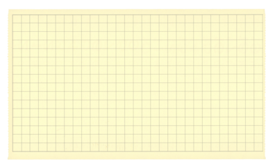 chequered yellow paper label isolated over white