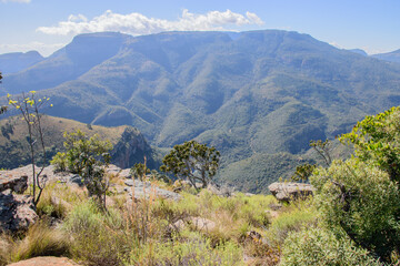 Fototapeta na wymiar The Blyde River Canyon is a 26km long Canyon located in Mpumalanga, South Africa .