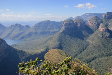 Fototapeta na wymiar The Blyde River Canyon is a 26km long Canyon located in Mpumalanga, South Africa.