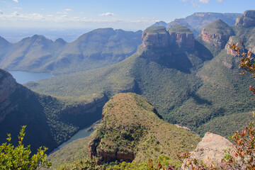 Obraz na płótnie Canvas The Blyde River Canyon is a 26km long Canyon located in Mpumalanga, South Africa.
