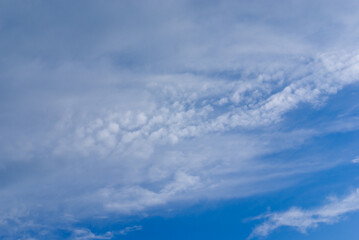 blue sky with clouds