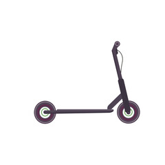 Transport. Electric Kick Scooter icon. Isolated vector illustration. Flat Modern Design for Web Page, Banner.