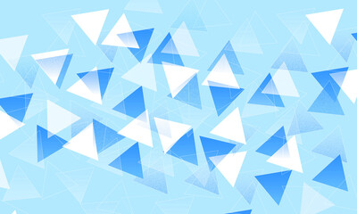 geometric triangle soft light blue and white color pattern graphic background for abstract Modern Presentation or card and flyer