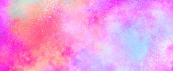 ネオンカラーのペイント背景 スプレー ペンキ 派手 ポップ