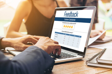 Customer feedback and review analysis by modish computer software for corporate business