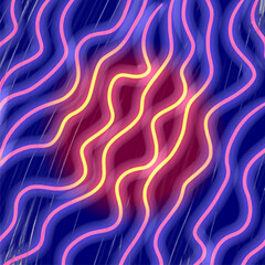 Moving colorful lines of abstract background