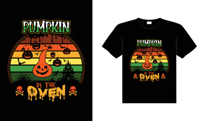 Halloween horror vintage t-shirt design, scary print template vector graphics, high-quality typography illustration shirt design