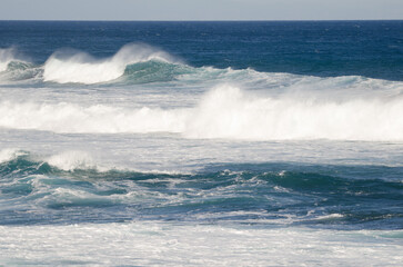 Waves in the north coast of Gran Canaria. Quintanilla. Arucas. Gran Canaria. Canary Islands. Spain.