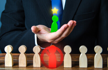 Replacing laid-off workers with more qualified ones. Talented and skilled. Improving the quality of...