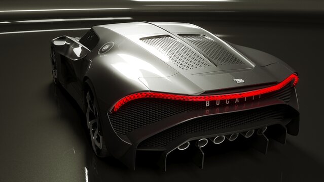 Bugatti Chiron La Voiture Noir