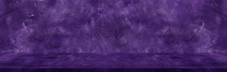 purple room background wide horizontal decorative cement wall with abstract wallpaper background