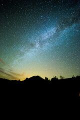 Obraz na płótnie Canvas Milky way in El Llano Del Jable, La Palma Island, Canary Islands, Spain