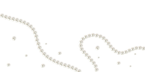 Pearls. Beads. Jewelry. Beautiful vector background.