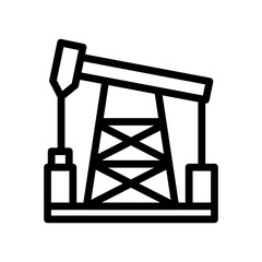 oil drill icon illustration vector graphic