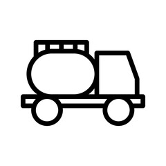 oil tanker icon illustration vector graphic