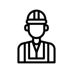 worker icon illustration vector graphic