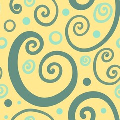 Fototapeta premium seamless abstract pattern background fabric design print wrapping paper digital illustration texture wallpaper