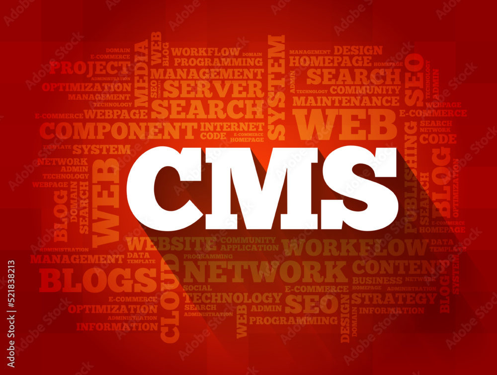Poster cms - content management system is computer software used to manage the creation and modification of