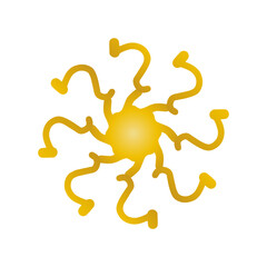 company logo design with abstract shape