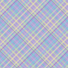 Seamless tartan plaid pattern in  Purple  Blue
