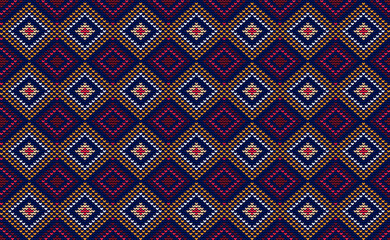 Embroidery Pattern, Knitted Decorative Background, Vector Tribal Diagonal seamless, Graphic Element wallpaper