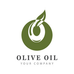Fototapeta premium olive icon vector illustration design template
