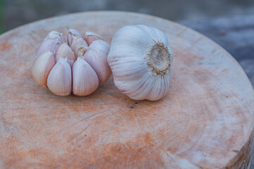 Garlic is an ingredient in many foods.