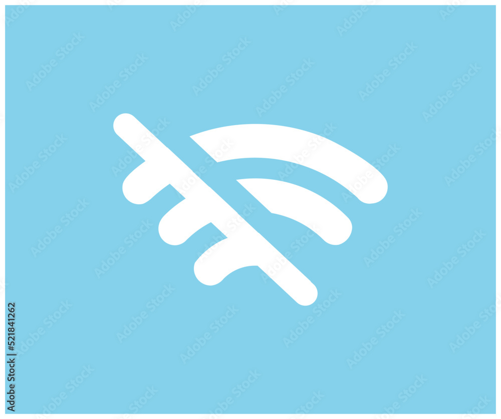 Poster wireless, router broadcasting, wifi connection logo design. wi-fi signal, remote internet access vec