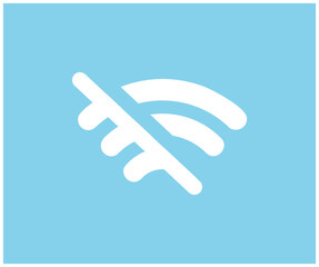 Fototapeta premium Wireless, router broadcasting, wifi connection logo design. Wi-fi signal, Remote internet access vector design and illustration.