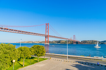 Ponte 25 de April Bridge Lisbon Portugal