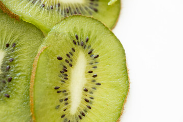 Fototapeta na wymiar Background with fresh fruit kiwi