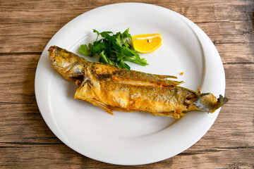 Fried Anchovies (Turkish Name: Hamsi Tava) .Hamsi, istavrit, sardalya tava. Balik kizartma.
