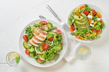 Salads mixed