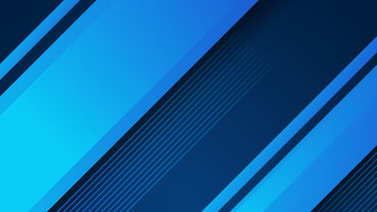 Obraz premium Abstract blue background poster with dynamic. technology network Vector illustration.